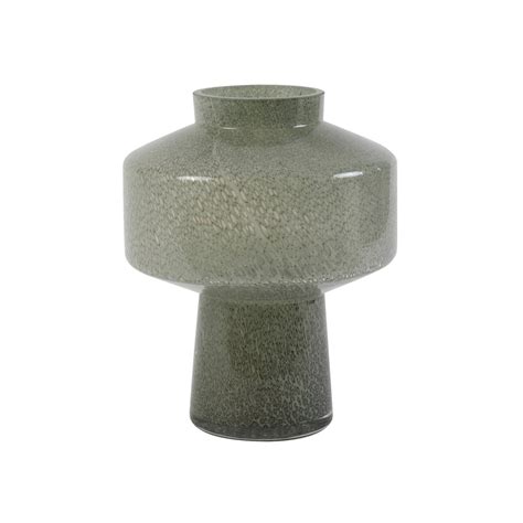 Vase Ø23 5x29 5 cm TRASMON glass grey green 5988283 Light Living