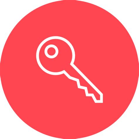 Red Key Icon Free Of Hotel And Spa Icons