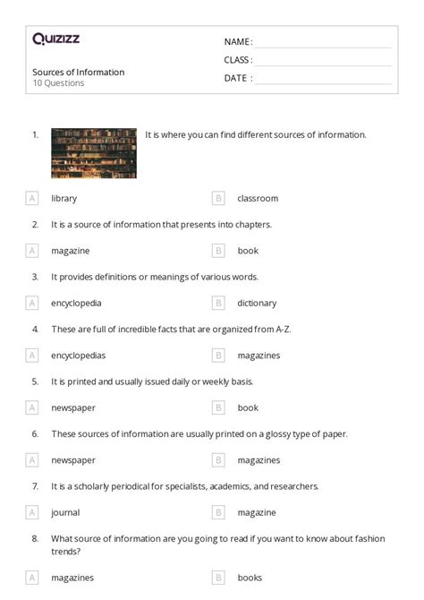 50 Assessing Credibility Of Sources Worksheets For 1st Grade On