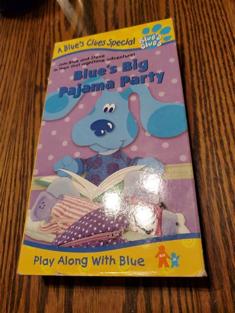 Nick Jr Blue’s Clues Big Pajama Party VHS | Grelly USA