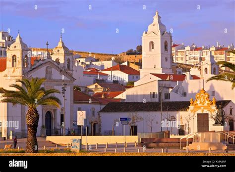 Lagos Old Town, Lagos, Western Algarve, Algarve, Portugal, Europe Stock ...