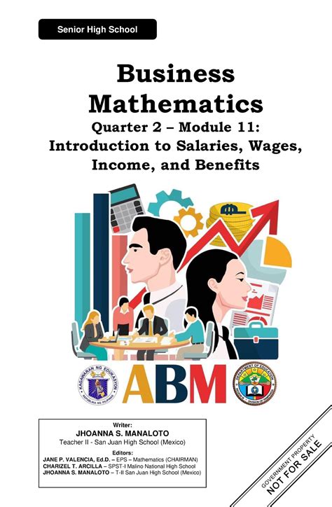 Business Mathematics Module 11 Introduction To Salaries Wages Income