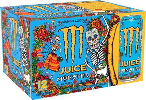 Buy Monster Energy 12 Cans Juice Monster Mango Loco Energy Juice