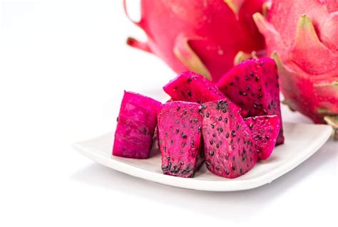 Premium Photo Dragon Fruit Pitaya Isolated On White Background With