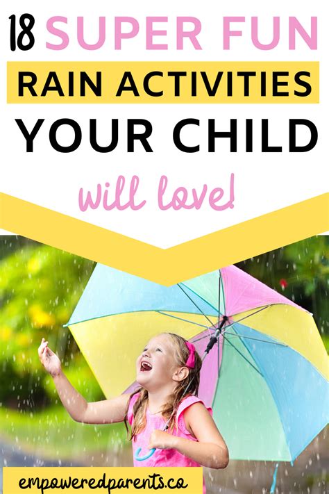 18 Simple Rain Theme Activities For Preschoolers And Kindergarteners