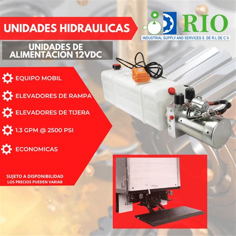 Unidad Hidraulica Vdc Simple Efecto Rio Industrial Supply And Services