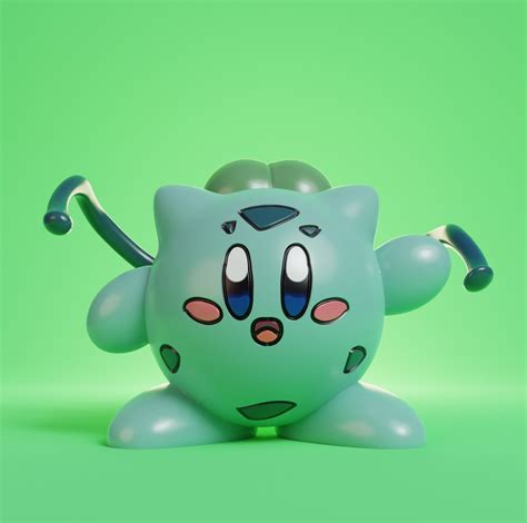 Archivo Stl Kirby Bulbasaur Ivysaur Venusaur Pokemonmodelo De