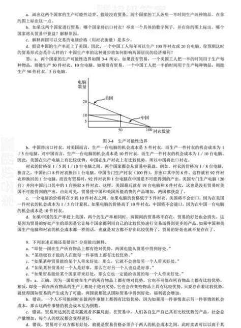 （恭喜你看到了这里！）曼昆经济学原理 微观第七版 课后习题答案 知乎