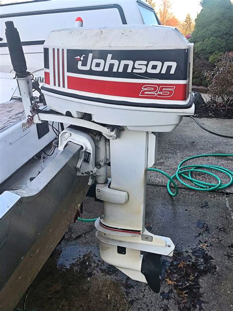 25 Hp Johnson Tiller With Electric Start Michigan Sportsman Online