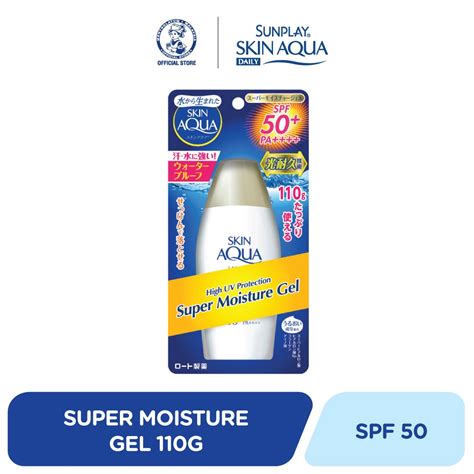 Sunplay Skin Aqua UV Super Moisture Gel SPF50 PA 110g Shopee