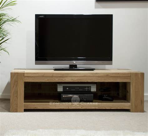 Z Designer Solid Oak Plasma Unit Edmunds And Clarke Furniture