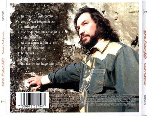 Car Tula Trasera De Marco Antonio Solis Tu Amor O Tu Desprecio Portada