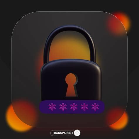 Premium Psd 3d Rendering Cyber Password Security