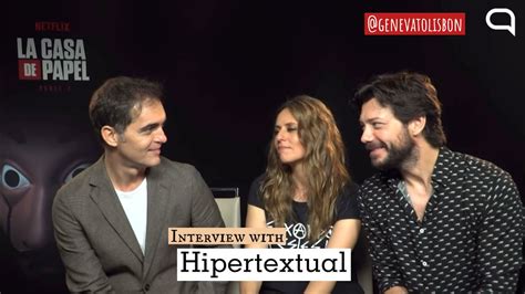 Pedro Alonso Itziar Ituño Alvaro Morte ~ Interview With Hipertextual ~ English Subtitles Youtube