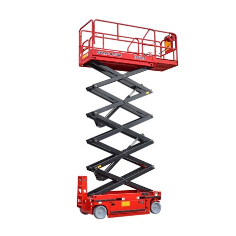 Electric Hydraulic Self Propelled Scissor Lift Aerial Man Lift Battery