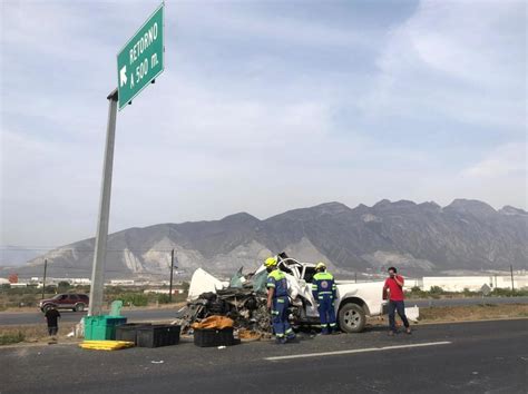 Deja Dos Lesionados Accidente En Carretera Monterrey Saltillo Grupo