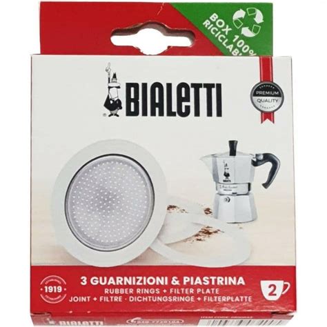 Stock Bureau Bialetti Lot De Joints Filtre Aluminium Pour