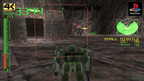 Armored Core Gameplay Psx Ps Pgxp Widescreen K P