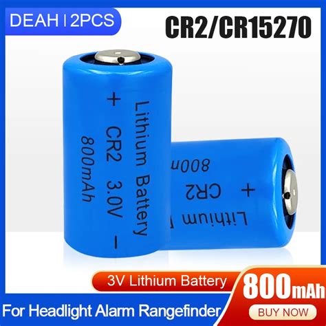 2PCS CR2 CR15H270 DLCR2 ELCR2 3V Lithium Battery For Digital Camera