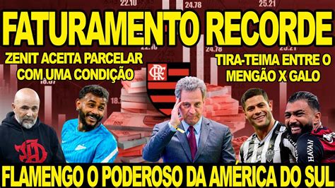 FLAMENGO FATURAMENTO RECORDE EM 2023 NEGOCIAÇÃO WENDEL