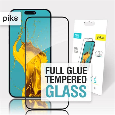 Piko Full Glue Apple Iphone Black