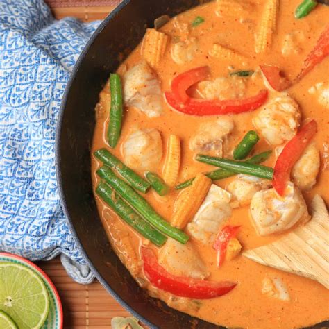 Thai Red Fish Curry Recipe Mama Loves To Cook