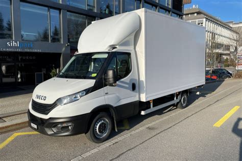 Iveco Daily S H V Kasten Mit Hebeb Hne Und Seitent Re Fourgonnette