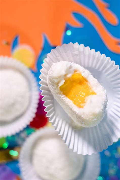 Mango Daifuku Mochi With Coconut Milk Kiyafries Recipe Mango