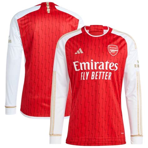 Maillot Arsenal 2023 2024 Domicile Manches Longues Foot Soccer Pro