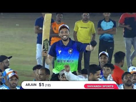 Arjun Bangar Fifty Wonder Boy Of Shahpur Runs In Balls S