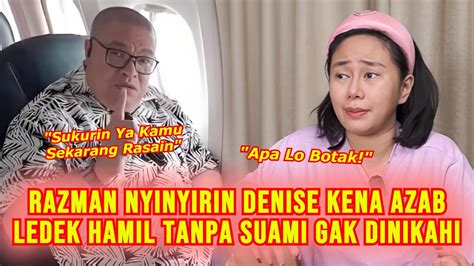 PEDAS Razman Nasution Sebut Denise Chariesta Kena Azab Hamil Tanpa