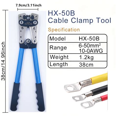 Kit De Ferramentas De Crimpagem De Terminais De Cabo De Bateria Para