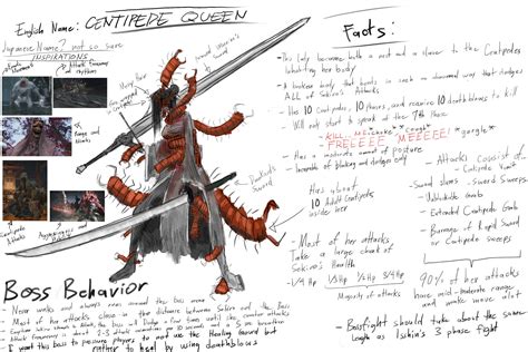 Centipede Queen A Boss Idea I Have In Mind Rsekiro