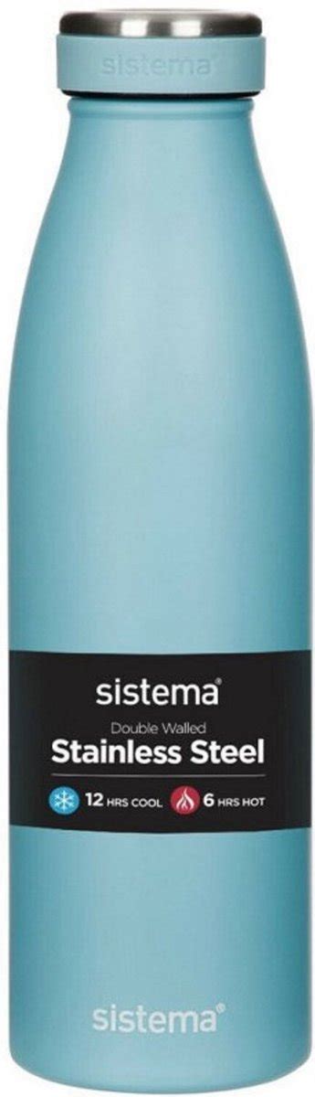 Drinkfles Sistema Hydrate Dubbelwandige Isoleerfles Uit Rvs Drinkbus