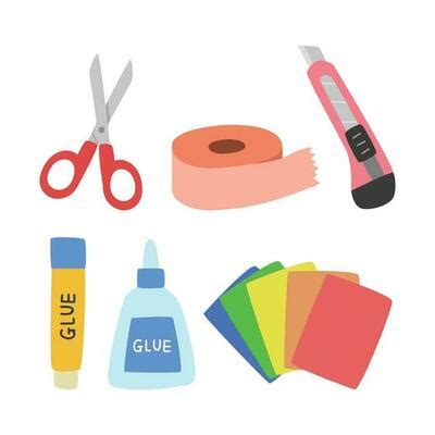 Craft Supplies Vector Art, Icons, and Graphics for Free Download