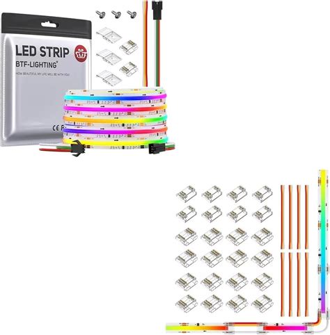 Amazon Btf Lighting Fcob Ws Ic Rgb Chasing Color Led Strip