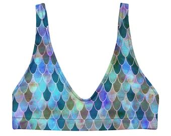 Mermaid Bikini Top Etsy