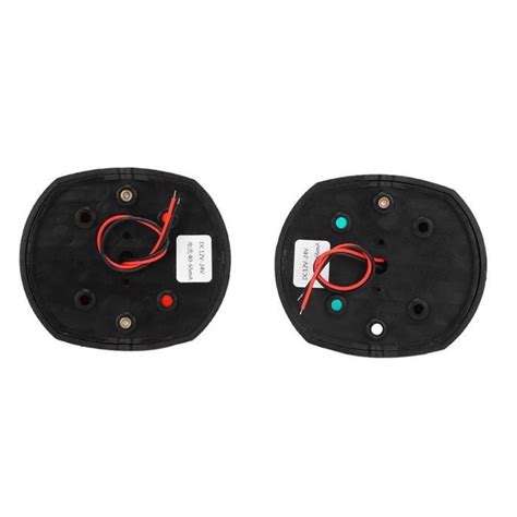 Ashata Lampe de Navigation Étanche à LED Rouge Vert pour Bateau DC12V