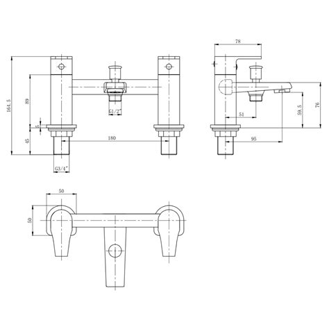 Tiber Bath Shower Mixer