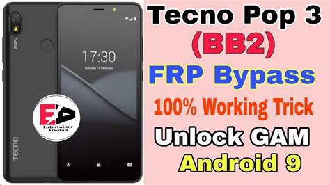 Tecno Pop 3 Frp Bypass Tecno BB2 Google Account Bypass New Method