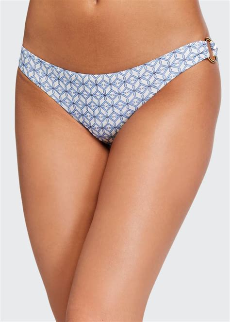 Tory Burch Geo Printed O Ring Hipster Bikini Bottom Bergdorf Goodman