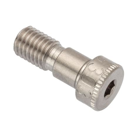 X Oversized Thread Shoulder Screw Knurled Hex Socket