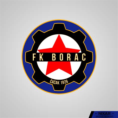 Fk Borac A Ak Badge Redesign By Nixar