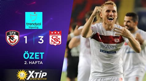 MERKUR BETS Gaziantep FK 1 3 E Y Sivasspor Highlights Özet