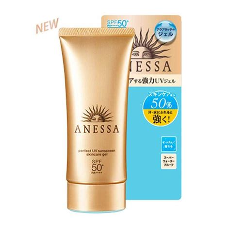 Anessa Perfect UV Sunscreen Skin Care Gel SPF50 PA อเนสซา เจลกนแดด