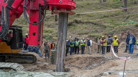 Uttarkashi Tunnel Collapse Metres Of Vertical Drilling Done Indian