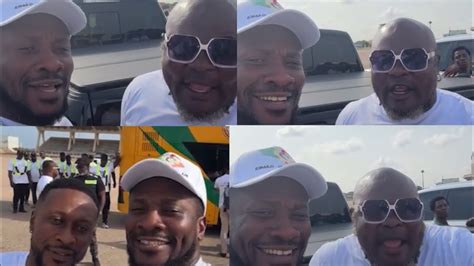 Bukom Banku K Ll Ed Asamoah Gyan With His English As They Tour His