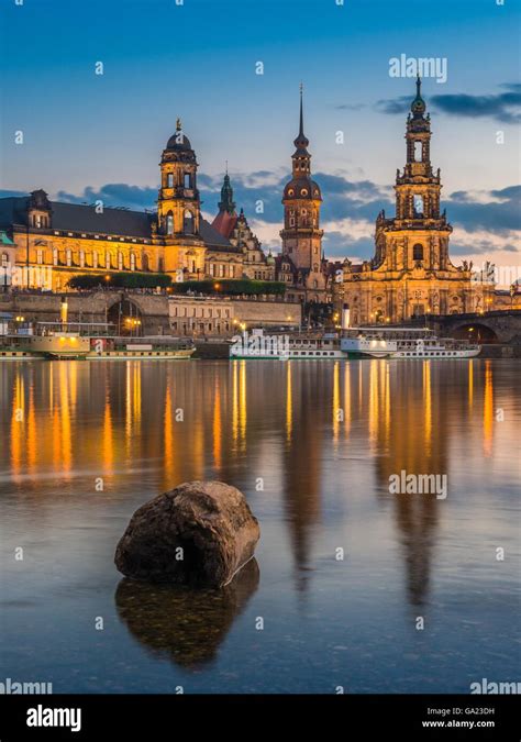 Dresden Evening View Stock Photo - Alamy