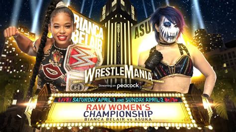 Asuka Vs Bianca Belair 2023 WWE RAW Women S Championship