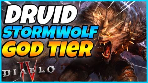 The Strongest Build In Diablo Storm Werewolf Druid Inifinte Tornados